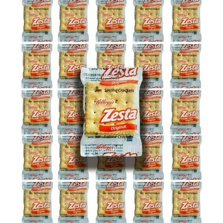 Zesta Saltine Crackers - Single Serve Packets - Pack of 100 - Each Individually Wrapped Pack Contains Two Crackers - Great Portion Control for Home or Office