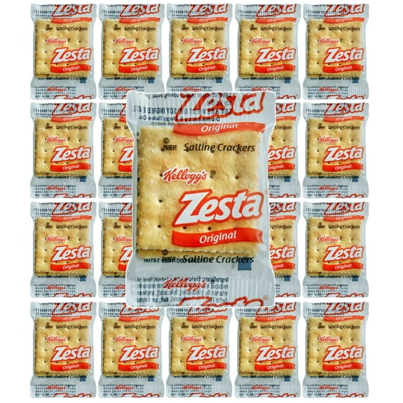 Zesta Saltine Crackers - Two Crackers Per Pouch - Pack of 50