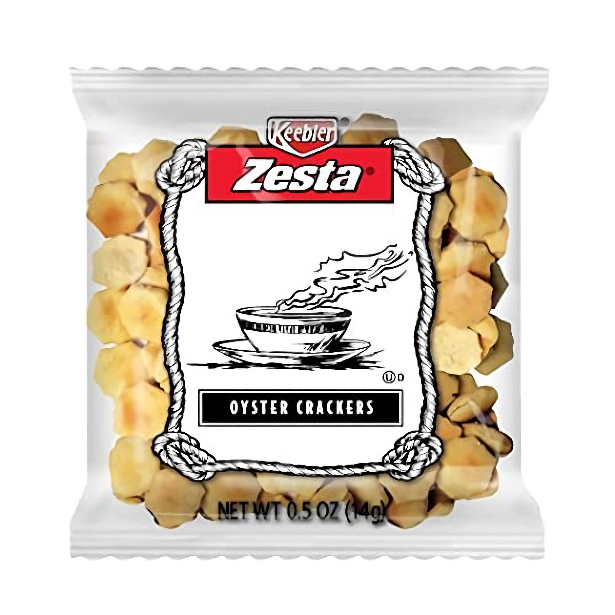 Zesta Zesta Oyster Crackers Portion Packs | .5 Ounce Packet | Pack of 50