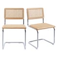 Zesthouse Woven Rattan Dining Chairs (Set of 2), Mid Century Modern ...