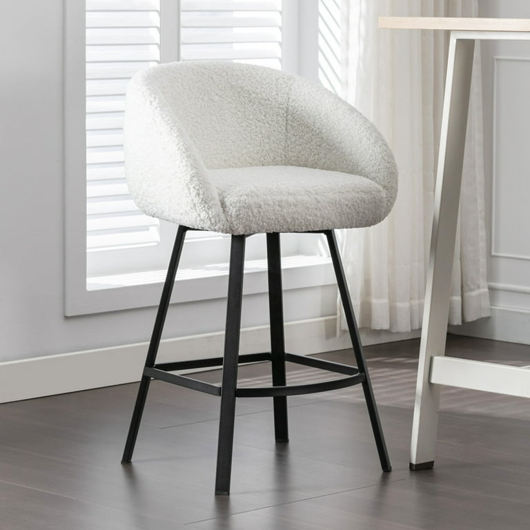 Zesthouse Swivel Counter Height Bar Stools Set of 1, Counter