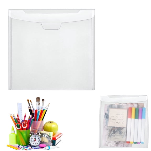 Zestify Documents Storage Bag, 7.48"*5.51" Waterproof File Envelopes for Study Office Home Travel,1PC