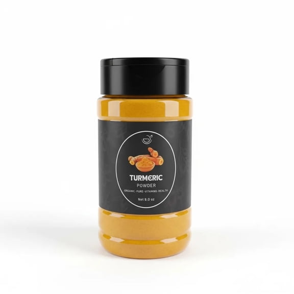 Zestiq Foods Turmeric Powder (9 oz.)  Finely Ground Turmeric Spice for Cooking, Baking & Seasoning