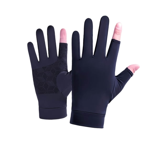 ZestqaQ Fishing Gloves for Men and Women - Driving, Hiking, Sun Protection - Non-Slip Feel Screen Interface - Kayaking, Biking, Rowing - Lightweight Breathable