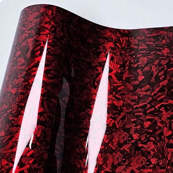 ZestqaQ Forged Carbon Fiber Vinyl Wrap Roll, Durable Self-Adhesive Sticker, Unique Patterns, Car Motorcycle Decal, Forge Carbon Texture Wrap, Easy Application Film
