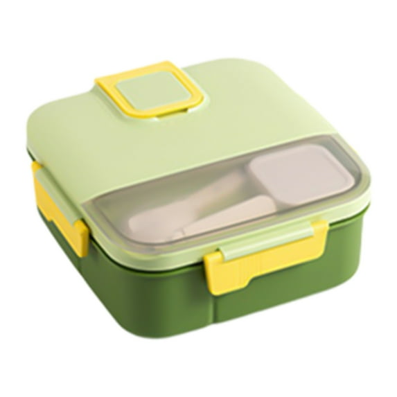 ZestqaQ Leak Proof Bento Lunch Box, Microwaveable Lunch Containers, Multi Compartment Meal Prep, Easy Carry Lunchbox For Adults, Food Grade Plastic Lunch Box