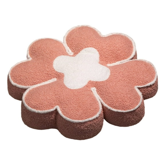 ZestqaQ Lucky 4-Leaf Velvet Cushion, Soft Floor Cushion, Scandinavian Seat Pad, Comfortable Support Pillow, Lightweight and Versatile Home Decor