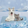 thumbnail image 1 of ZestqaQ Pet Cool Mat, Ice Silk Cushion for Dogs and Cats, Washable Pet Blanket, Comfortable Cold Mat for Sofa and Bed, Ideal for Pet Cooling on Floor and in Car, 1 of 8