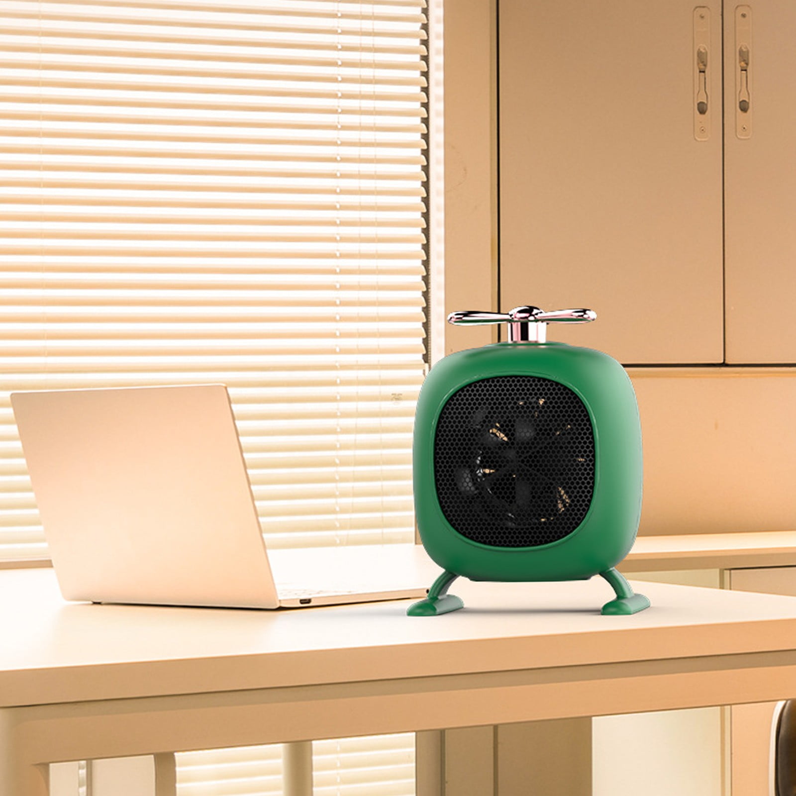 ZestqaQ Portable Mini Helicopter Desktop Heater, Energy Saving Small ...