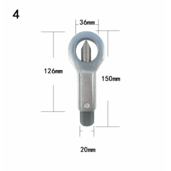 ZestqaQ Rusted Nut Separator Tool, Efficient Nut Breaker Remover, Versatile Cap Cutter Extractor, Heavy-Duty Nut Splitter for Mechanic and DIY Use, User-Friendly Nut Extractor Tool