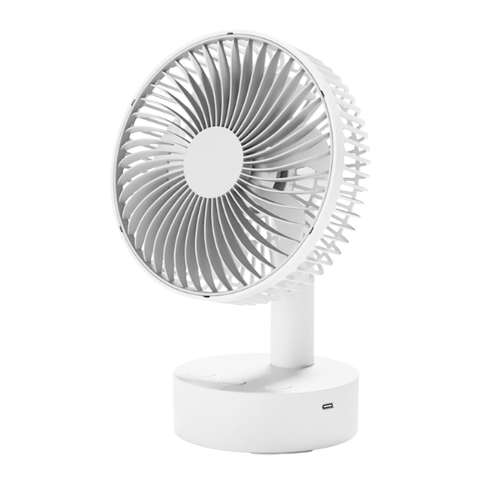 ZestqaQ USB Rechargeable Desktop Fan, 6-inch Oscillating Fan, Portable ...