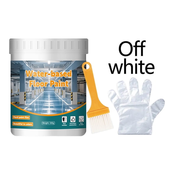 ZestqaQ Water-Based Floor Refinishing Paint, Wear-Resistant Non-Slip Formula, Easy Application, Ideal for Home Use, Quick Drying Time, 18-Month Shelf Life