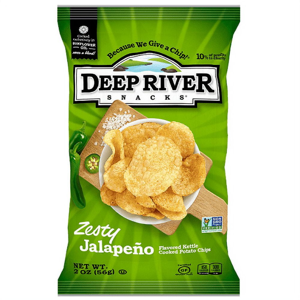 Zesty Jalapeno Kettle Chips, 2oz, 24 Ct - Walmart.com