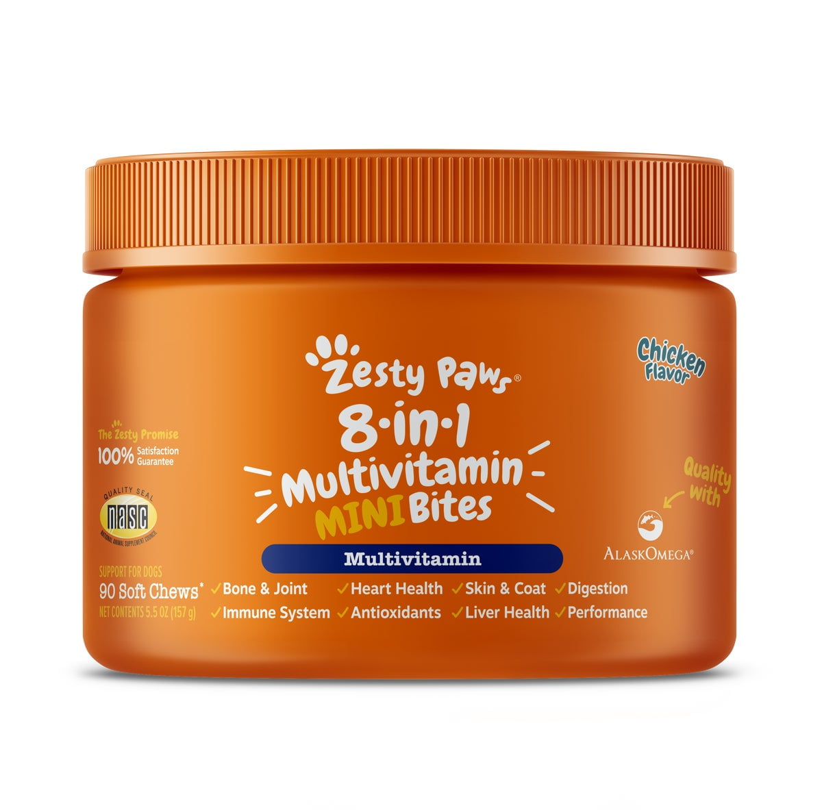 Zesty Paws Multivitamin Mini Bites for Small Dogs,