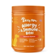 Zesty Paws Allergy & Immune Bites Lamb Flavor Dog Supplement, 250 Count