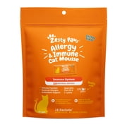 Zesty Paws Allergy & Immune Mousse Chicken Flavor Cat Supplement, 14 Count