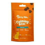 Zesty Paws Calming Bites for Cats, Stress & Anxiety Relief Supplement, Bacon Flavor, 30 ct