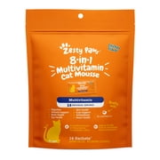 Zesty Paws 8-in-1 Multivitamin Mousse Chicken Flavor Cat Supplement, 14 Count