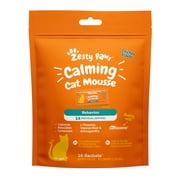 Zesty Paws Cat Mousse Calming, Chicken Flavor, 14ct Sachets pouch