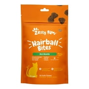 Zesty Paws Hairball Bites for Cats, Supports Hairball Reduction, Bacon 30ct