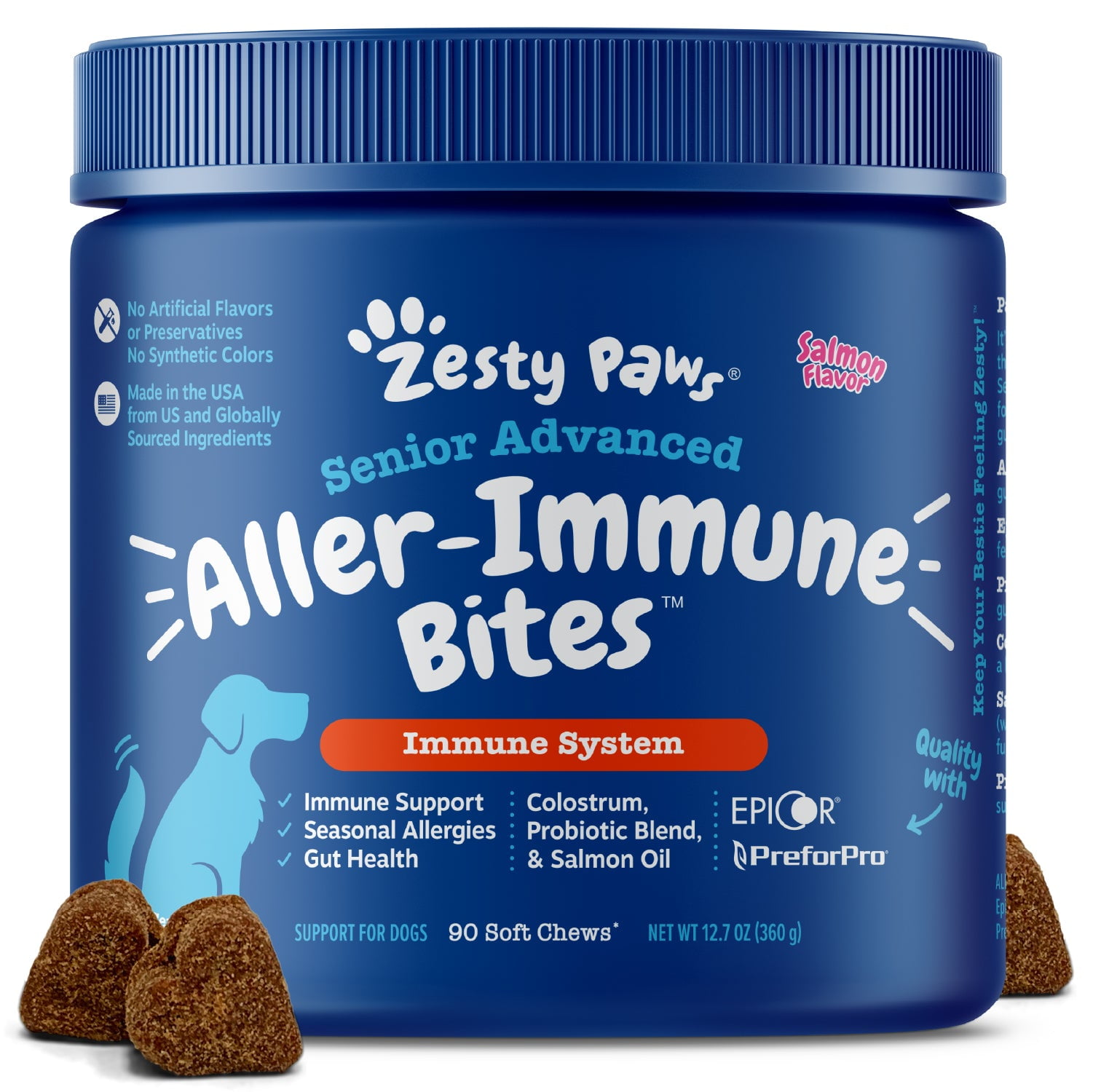 Zesty paws omega bites cheap skin & coat support