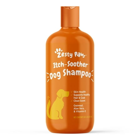 Zesty Paws Itch-Soother Shampoo for Dogs 16oz