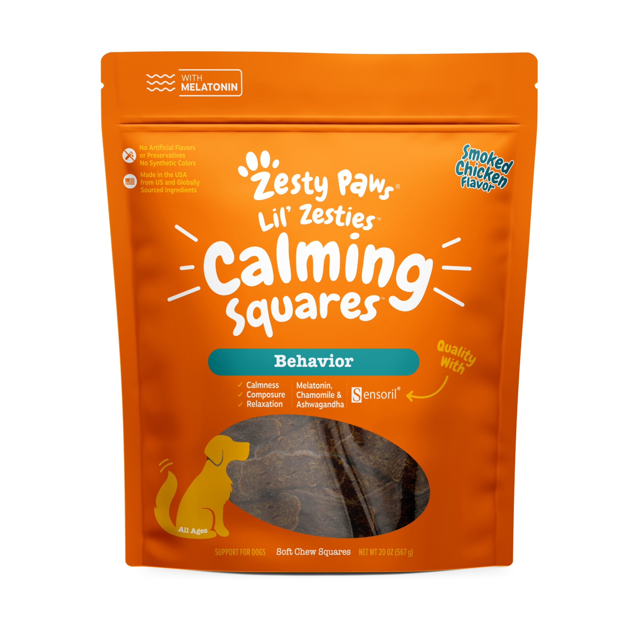 Zesty Paws Lil’ Zesties Calming Squares, 20oz