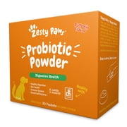 Zesty Paws Probiotic Powder Pumpkin Flavor Dog Supplement, 30 Count