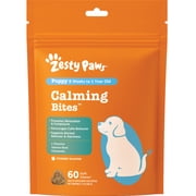Zesty Paws Puppy Calming Bites Turkey Flavor Dog Supplement, 60 Count
