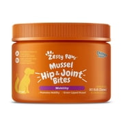 Zesty Paws Mussel Hip & Joint Bites Chicken Flavor Dog Supplement, 90 Count