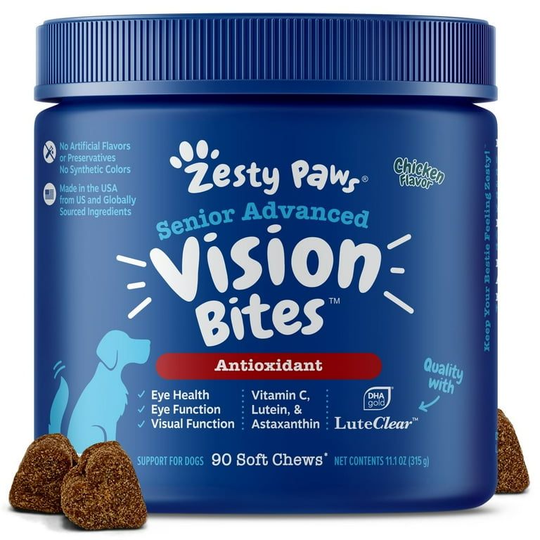 Zesty Paws Senior Advanced Vision Bites Zesty Paws Senior Advanced Vision Bites