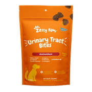 Zesty Paws Urinary Tract Cranberry Bites,  Functional Dog Supplement for Kidney Health & Urinary Tract Support, Chicken Flavor, 60 Count