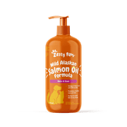 Zesty Paws Wild Alaskan Salmon Oil Formula for Cats & Dogs, for Skin & Coat Health, 32oz