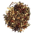 thumbnail image 1 of Zesty Tulsi Herbal Loose Leaf Tea Pouches - 16oz | Holy Basil Kadha Blend with Ginger Peppercorn & Spices | Caffeine-Free Herbal Infusion | Serve Hot or Iced | Naturally Tasty, 1 of 1