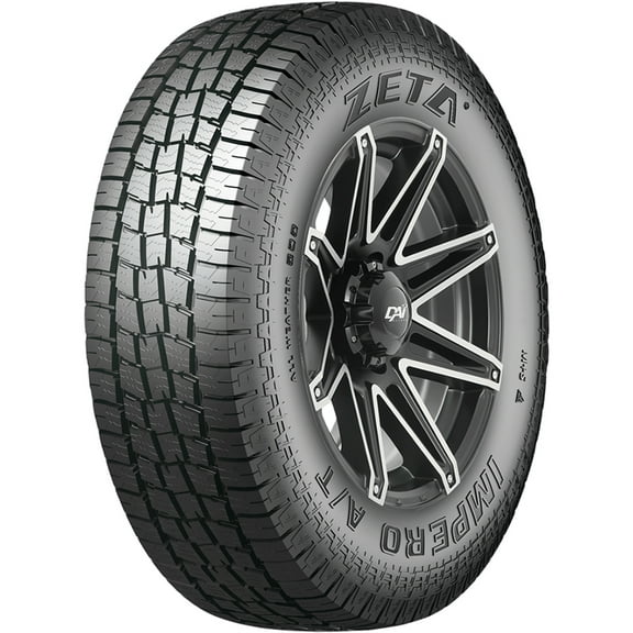 Zeta Impero A/T LT 265/75R16 Load E 10 Ply AT All Terrain Tire Fits: 1996-99 Chevrolet Tahoe Base, 2000-02 Dodge Ram 2500 Base