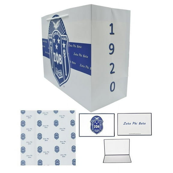 Zeta Phi Beta Gift Accessories Set - Package Set LARGE