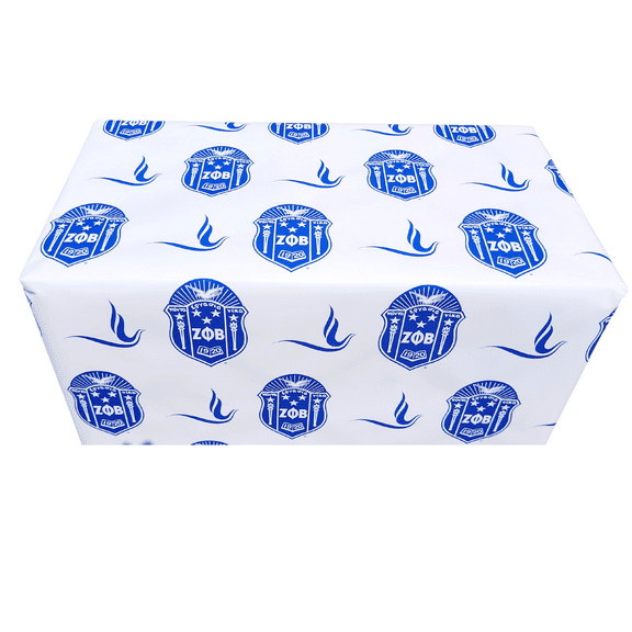 Zeta Phi Beta Premium Gift-Wrapping Paper, 1 roll (24 X 36 inches)