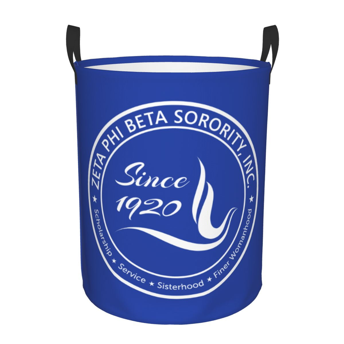 Zeta Phi Beta Sorority Laundry Basket Collapsible Greek Letter 1920 ...