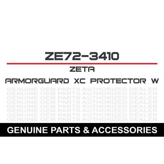 Zeta ZE72-3410 XC Flasher Protector Handguard - White