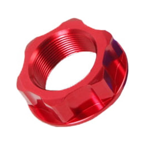 Zeta Steering Stem Nut & Bolt Red M22X30-P1.0 H12 - Ze58-2033