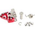 thumbnail image 2 of Zeta Forged Aluminum Brake Pedal - Red Anodized Motorcycle Upgrade 2 of 3