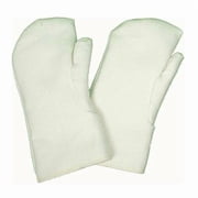 100 Heat Resistant Mittens, R Highly Texturized Fiberglass, 1,300 Degrees F Max Temp.