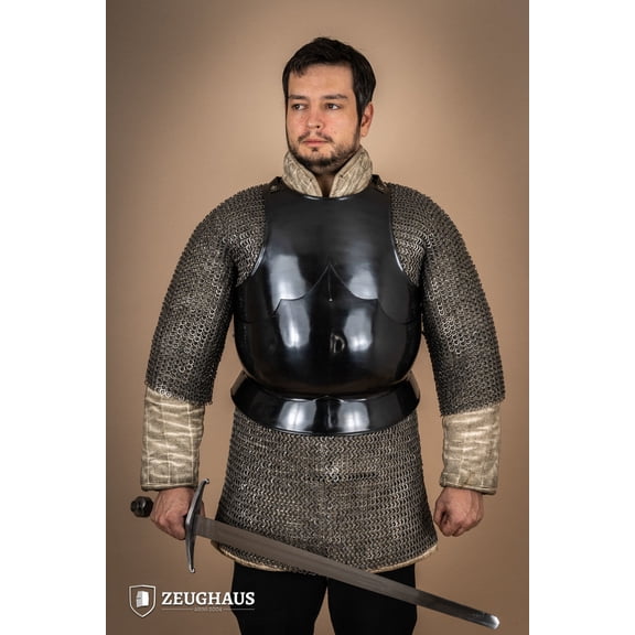 Zeughaus - Breastplate 15th Cent. 1,6mm Burnished (size: S/M )