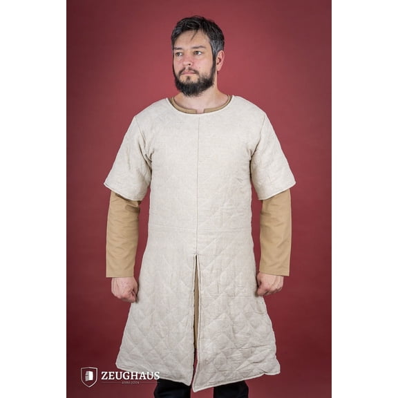 Zeughaus - Short Sleeved Gambeson Natural (size: S )