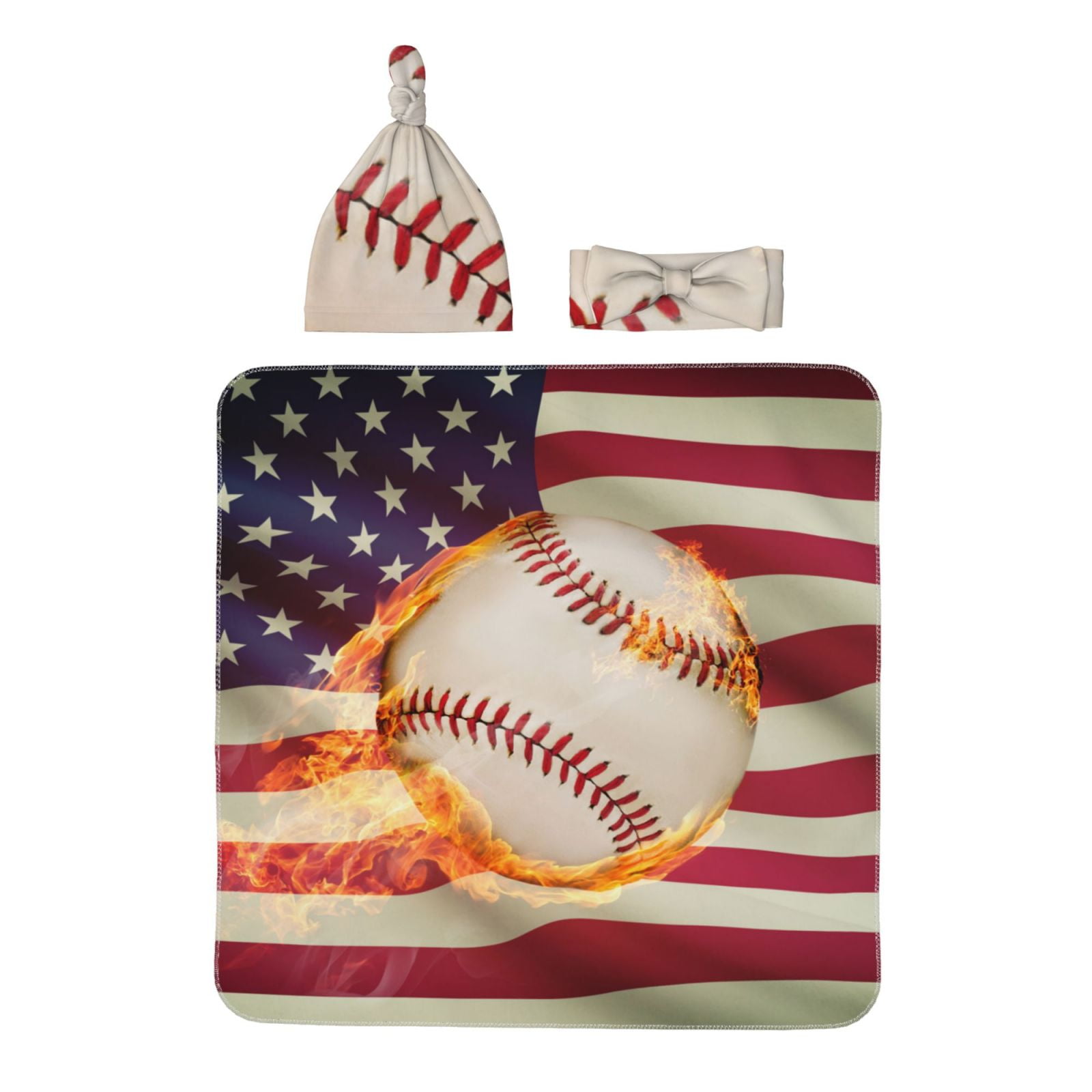 Baseball receiving blankets deals