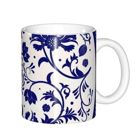 Blue And White Mugs