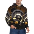 thumbnail image 1 of Zufioo Casino Cards Design Fleece Comfortable Hoodie for Mens,Sweatshirt for Men,Pullover Hooded Sweatshirt for Men -Small, 1 of 5