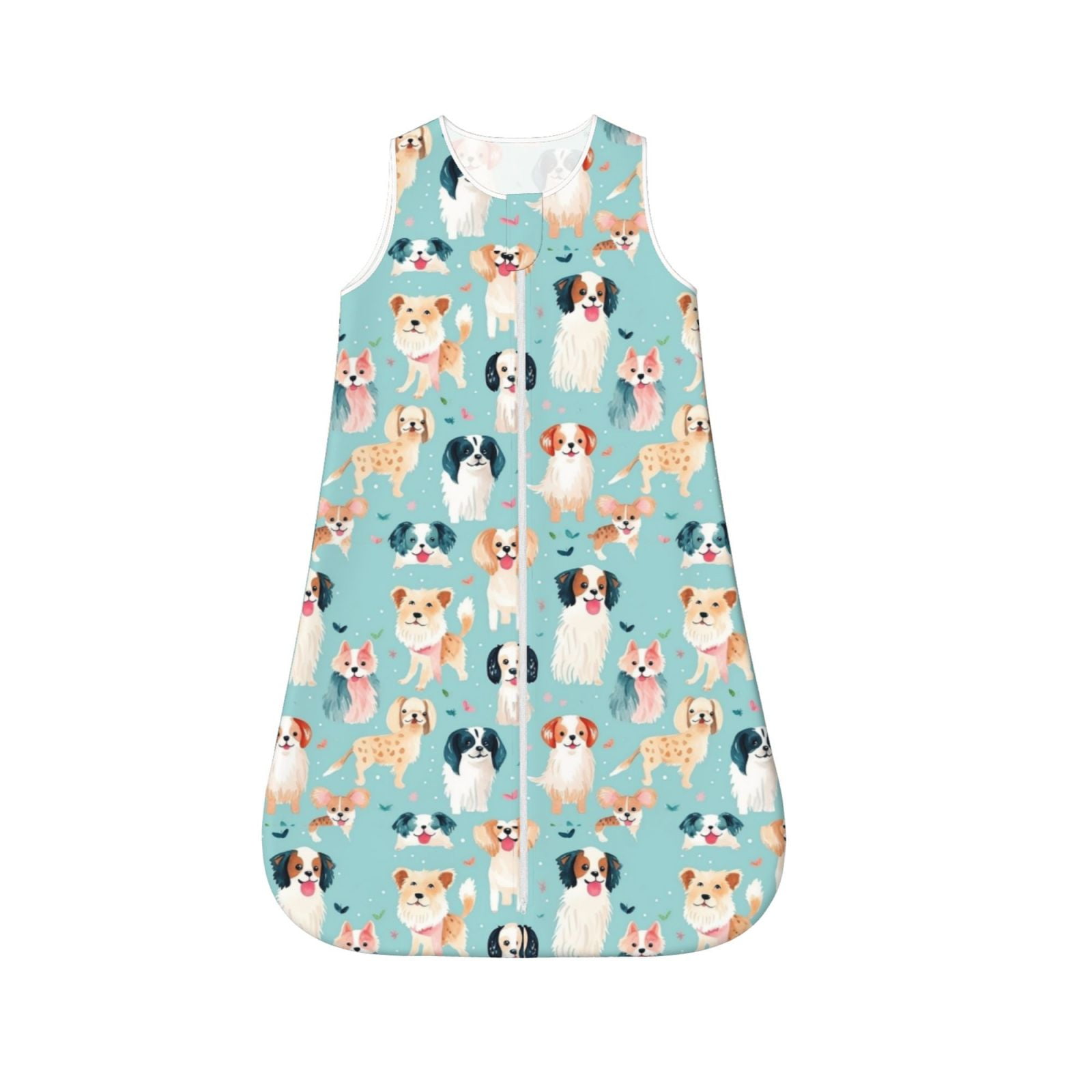 Zeuib Colorful Dog Toddler Sleep Sack,Sleep Sack With Sleeves, Sleep