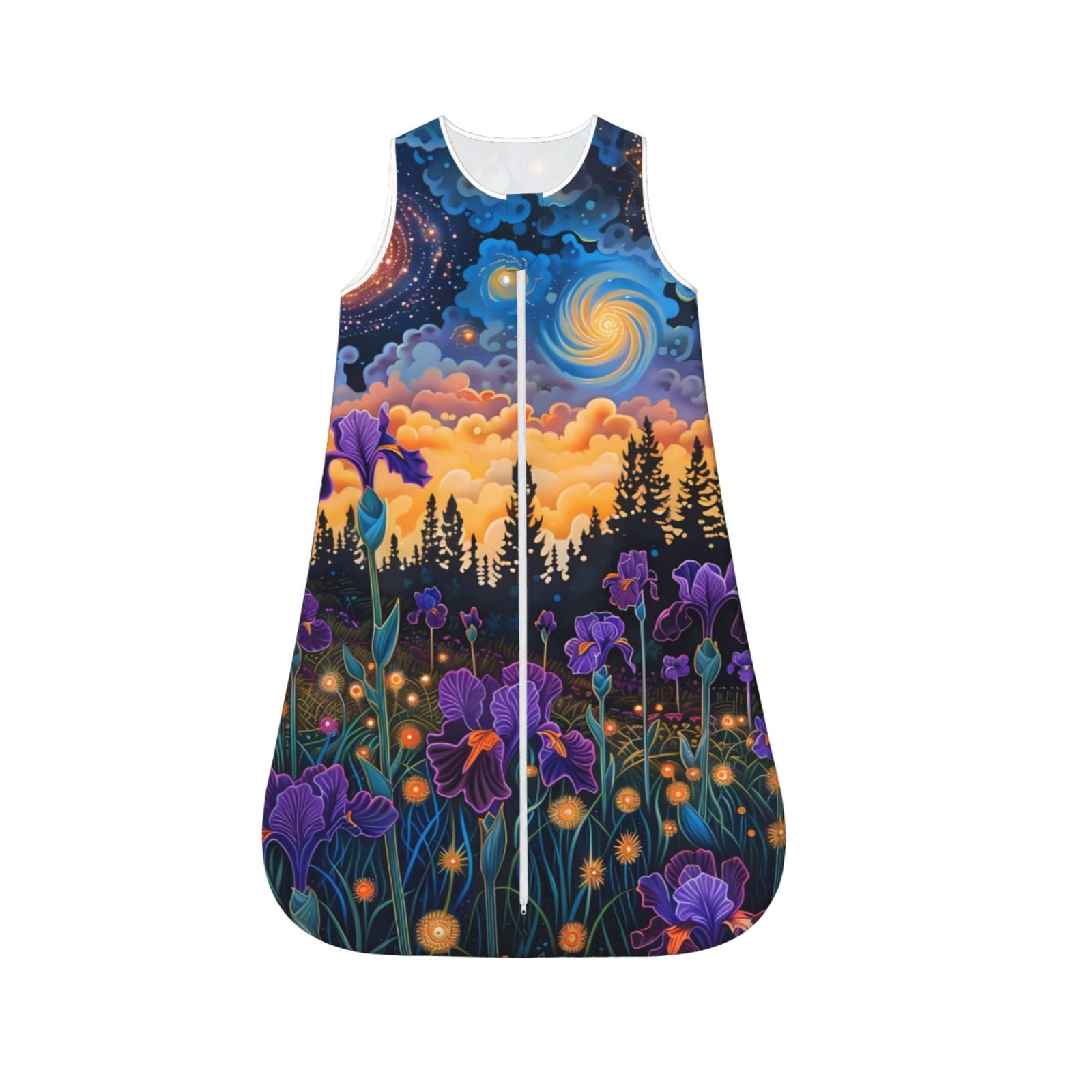 Zeuib Cosmic Irises At Twilight Toddler Sleep Sack,Sleep Sack With