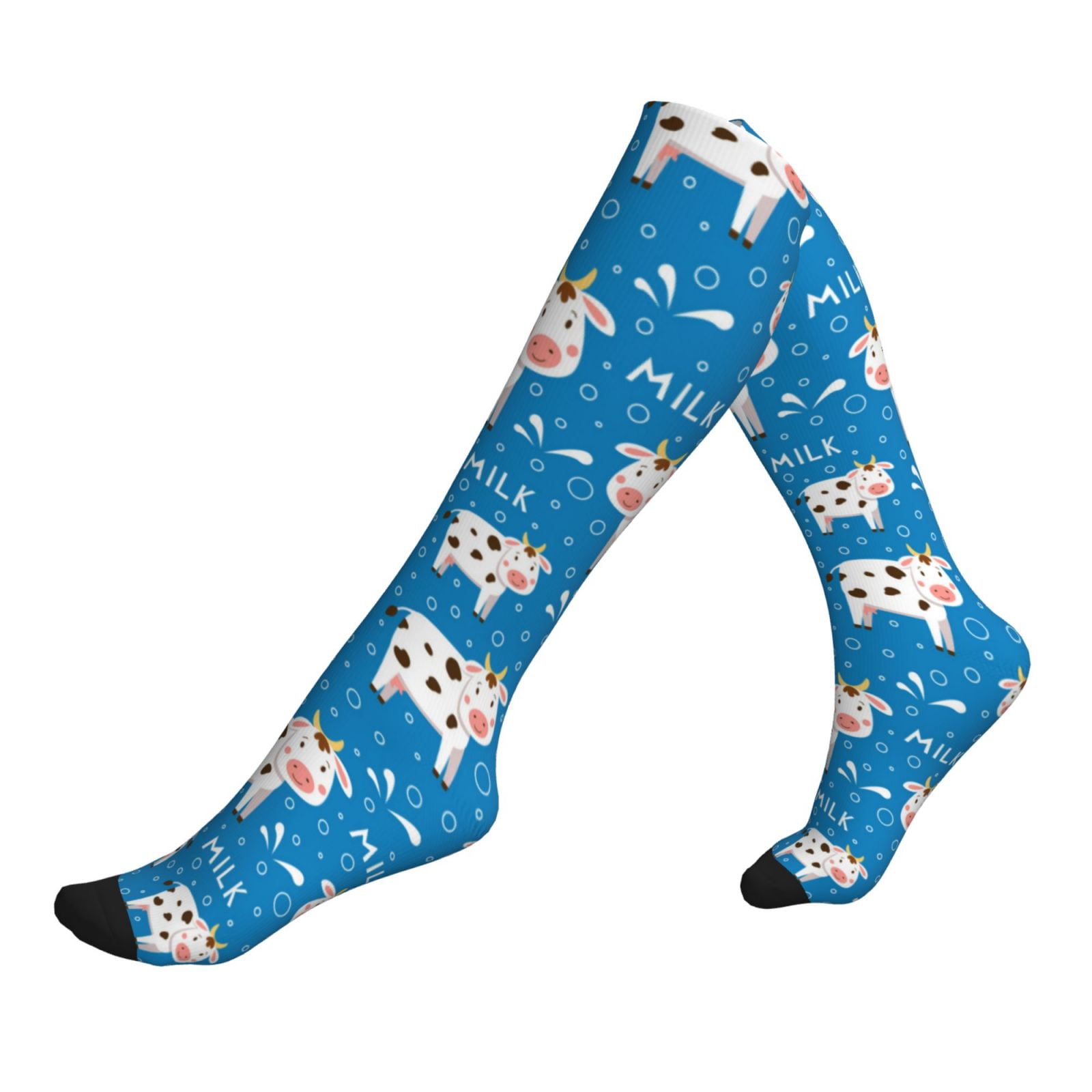 Zeuib Cows Milk High-Quality Compression Socks for Men & Women,Moisture ...